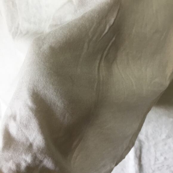 Anthropologie White Draped Short-Sleeve Crop T-Shirt - Picture 12 of 16